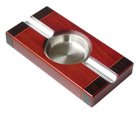 Ashtray-2 Place-High Gloss Cherry